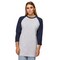 Gildan Heavy Cotton Raglan Crewneck 3/4 Sleeve T-Shirt for Everyday Comfort & Custom Printing Tee